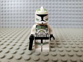 Lego Star Wars Green Clone Trooper Horn Company Minifigure 7913 Sw0298