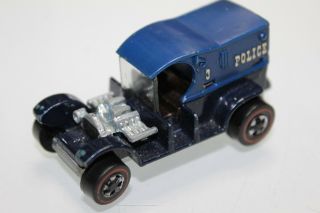 Hot Wheels 1:64 Scale 1969 Redlines Paddy Wagon Police (blue) - Loose