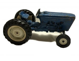 Vintage 1970s Ertl Ford 8600 Tractor Farm Blue Die Cast 1/12 Scale