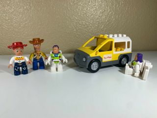 Disney Pixar Toy Story Lego Duplo - Woody,  Jessie,  Buzz Lightyear & Pizza Planet