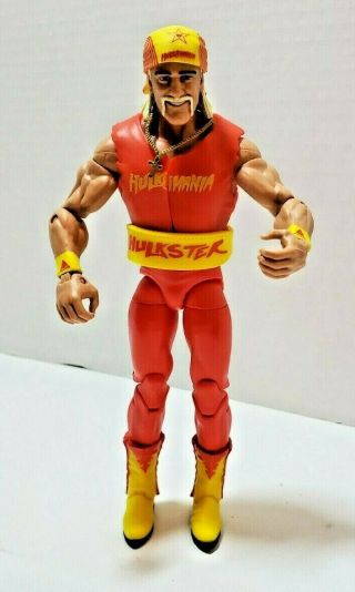 Wwe/wwf Mattel Elite Hall Of Fame Hulk Hogan Wrestling Action Figure.