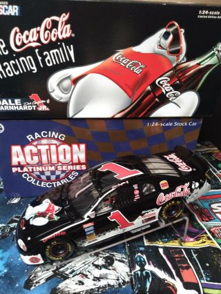Action Nascar 1:24 1998 Dale Earnhardt Jr Coca Cola Polar Bear Car Coke