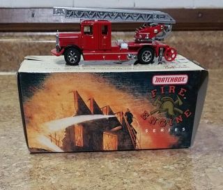 Matchbox Models Of Yesteryear - Yfe05 - 1932 Mercedes - Benz Ladder Fire Truck