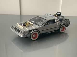 Delorean Dmc12 Back To The Future Iii 1:24 Welly Diecast 2444 Salvage Parts