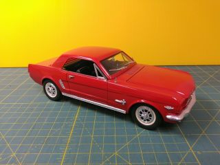 1964 1/2 Mira Ford Mustang Diecast Metal Model Car1/18 Scale Spain Red - No Box