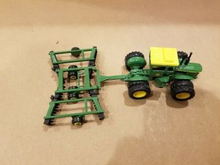 John Deere 7520 4WD Tractor with Duals All Around and Wing Disk 3