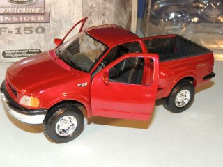 1997 Ford F - 150 Insider F - Series Red Pickup Truck 1/26 Scale 4x4 Off - Road Maisto
