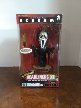 Horror Headliners Xl Scream Ghostface Killer Figure