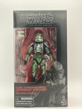 Star Wars Black Series Clone Commander Gree Toys R Us Exclusive Figure