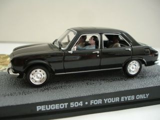 007 James Bond For Your Eyes Only Peugeot 504 1/43 Die - Cast