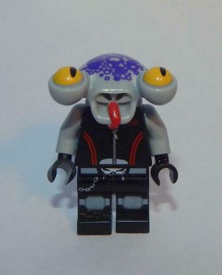 Lego Space Police Squidtron Alien Minifigure 5982 Purple Squid Head