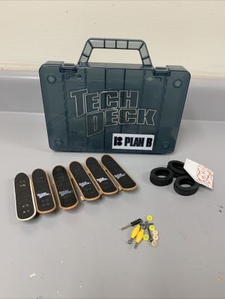 Tech Deck Plan B Storage Case With 6 Boards And Accessories 2010 Spinmaster