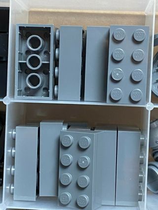 Lego Parts - Dark Bluish Gray Brick 2 X 4 - No 3001 - Qty 20