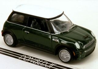 Johnny Lightning Bmw Mini Cooper S Dark Green 1/64 Scale