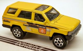 Matchbox 1985 Toyota 4runner Suv (1984 - 1989 Body Style) Yellow 1/64 Scale