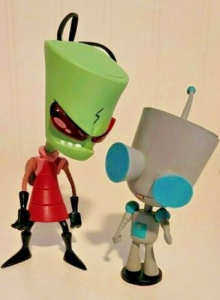 Angry Zim & Gir 2 Pack Toyfare Exclusive Palisades Invader Zim Action Figures
