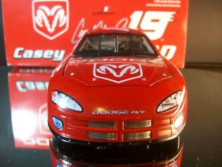 Casey Atwood 19 Dodge Dealers Rookie 2001 Dodge Intrepid R/T 11,  196 Made 1:24 3