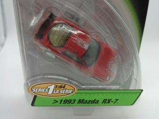 Racing Champions Series 1 " Fast & Furious " 1993 Red Mazda Rx - 7 - Mip