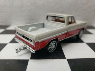 1972 Ford F150 short bed Truck 1:64 Scale 4x4 f100 4WD f350 150 tires hitch tow 3