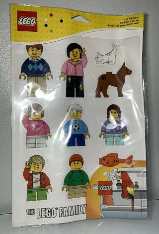 Lego Family Car Window Stickers Set Of 13 - 6074469