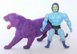 Vintage 1981 Masters Of The Universe Motu Skeletor And Panthor Mattel