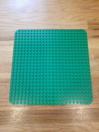 Lego Duplo Base Plate Large Board Green House Yard 15 " X15 " 24 X 24 Peg Stud Guc