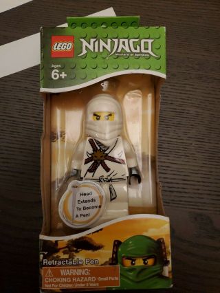 2012 Lego Ninjago - - White Retractable Pen