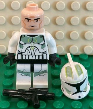 Lego Minifigure Star Wars Clone Trooper Sand Green 7913