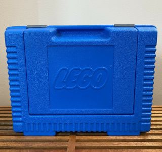 Vintage Lego Blue Hard Plastic Carrying Case From 1984