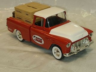Ertl 1955 Chevy Pickup Truck.  Hardware Hank.  Paint Electrical Hardware Plumbing.