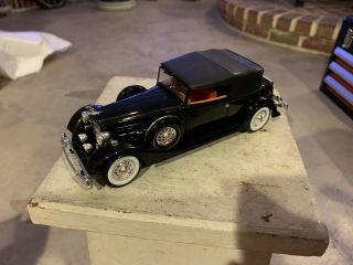 Anso 1934 Packard Black Diecast 1:27 Scale Made In China,