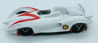 2008 Hot Wheels Speed Racer Mach 6 Car 1/64 M4530 Mattel Inc.  4” Movie - Cartoon