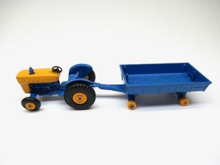 Matchbox Lesney 39 40 Ford Tractor And Hay Trailer