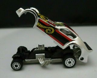 Vintage 1980 Kenner Fast 111s Chrome Funny Car Dragster Mail Away