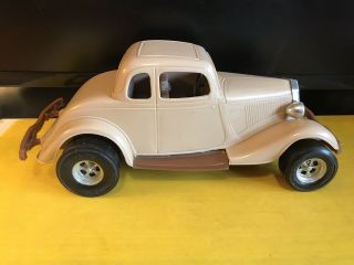 1934 FORD VICTORIA 1/18 TOOTSIETOY 12” Long By Durant Plastics Made In USA 3