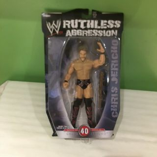 Rare Wwe Chris Jericho Jakks Wrestling Figure Ruthless Aggression Series 40 Aew