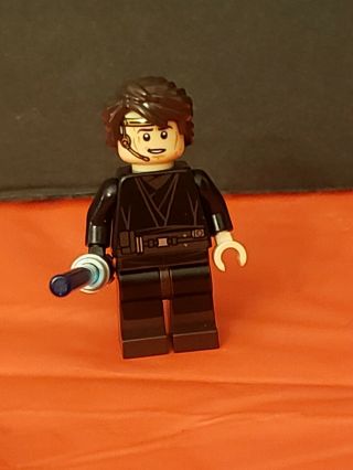 Lego Star Wars Anakin Skywalker With Headset Minifigure (sw0526) From Set 75038