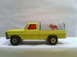 Matchbox Lesney Superfast Wild Life Truck No 57 with Lion Goes Around - SHOW075 3