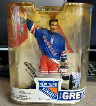 Wayne Gretzky Nhl Legends Series 6 York Rangers Blue Jersey