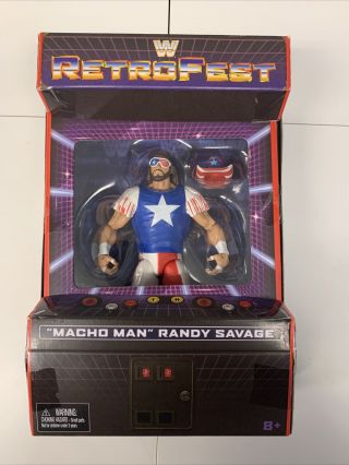 Wwe Mattel Elite Retrofest Macho Man Randy Savage Wrestling Figure Mib Usa Wwf