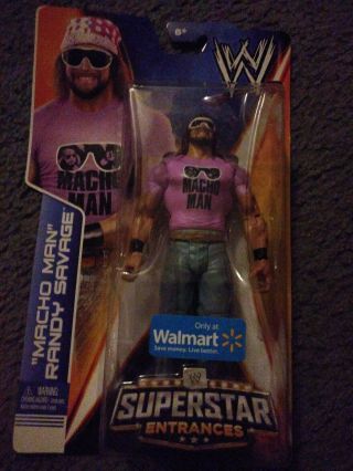 Wwe Wwf Superstar Entrances Macho Man Randy Savage Walmart Exclusive Figure Moc