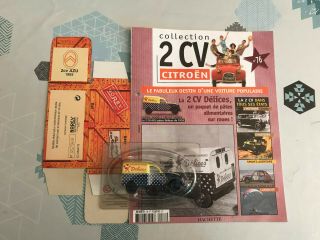 Voiture Miniature 2 Cv Citroen 2cv Azu Pates Délices 1955 Norev 1/43