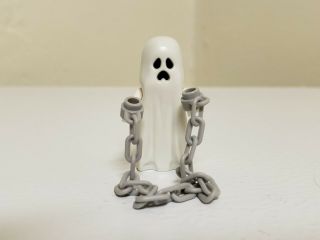 Lego Glow - In - The - Dark Ghost Minifigure (set 30201) Complete