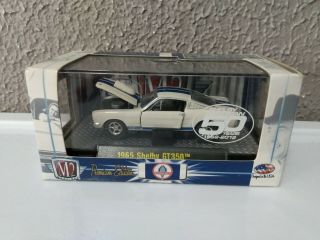 1/64th M2 Shelby 1965 Shelby Gt350 White 50th Anniversary.