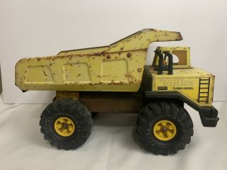 Tonka Turbo Diesel Dump Truck,  Metal Chassis,  Cab And Bed