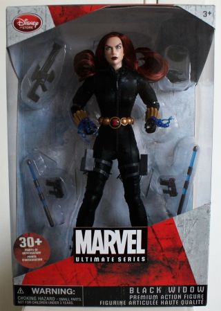 Disney Store Marvel Ultimate Series Black Widow Premium Figure