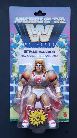 Masters Of The Universe Wwe Ultimate Warrior Motu Wrestling Figure Wave 5 Mattel