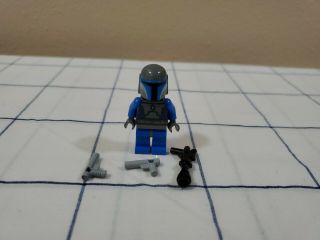 Lego Star Wars Mini Figure Jango Fett W/blaster (mandalorian)