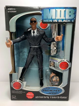 2002 Men In Black 2 Talking Agent Jay With Frank The Pug & Series 4 De Atomizer