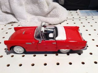 Ss 7714 Sunnyside 55 1955 Ford Thunderbird Convertible 1:24 Scale Red